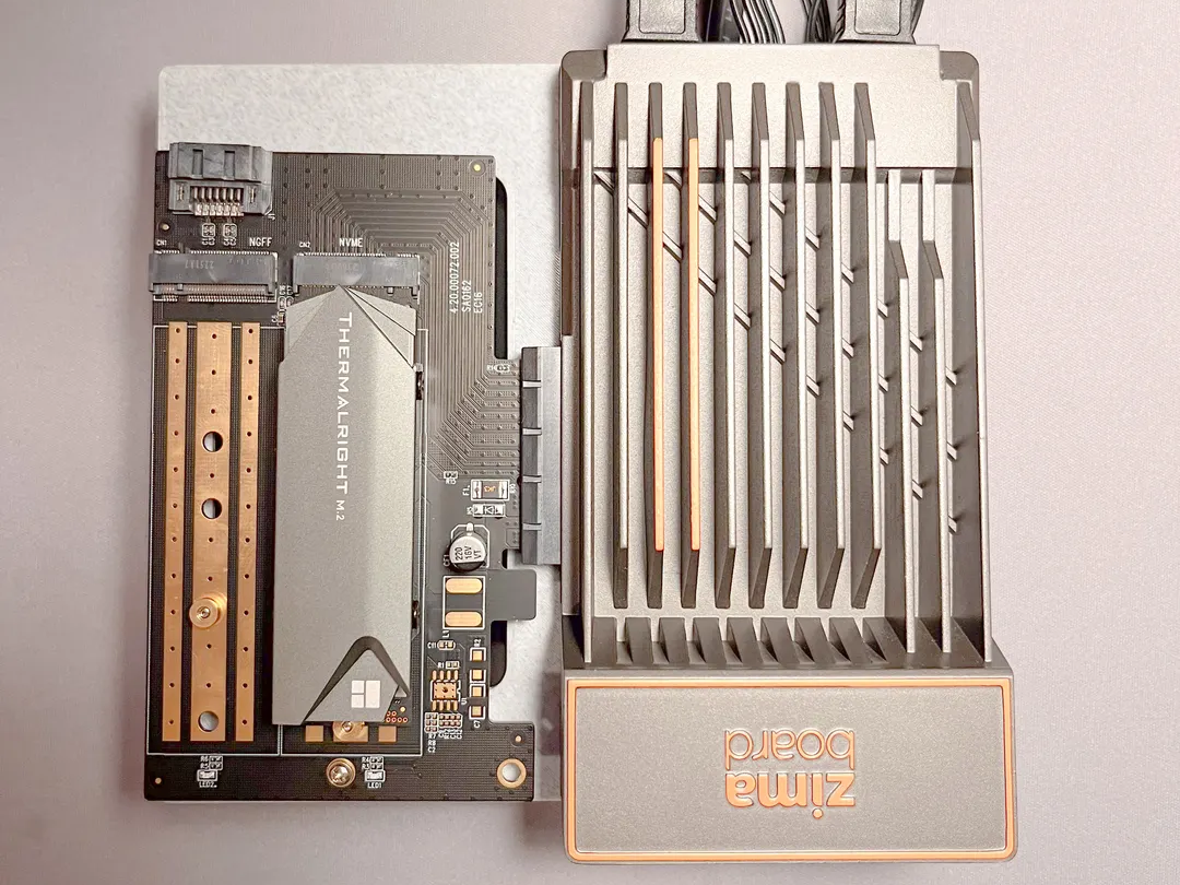 Zimaboard dual HDD and pcie m2 adapter