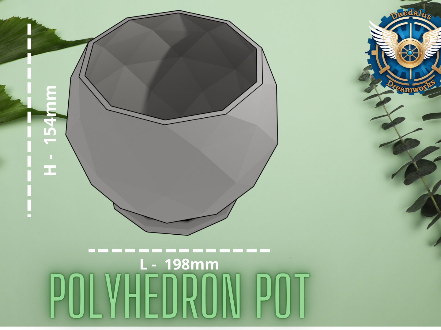 polyhedron pot