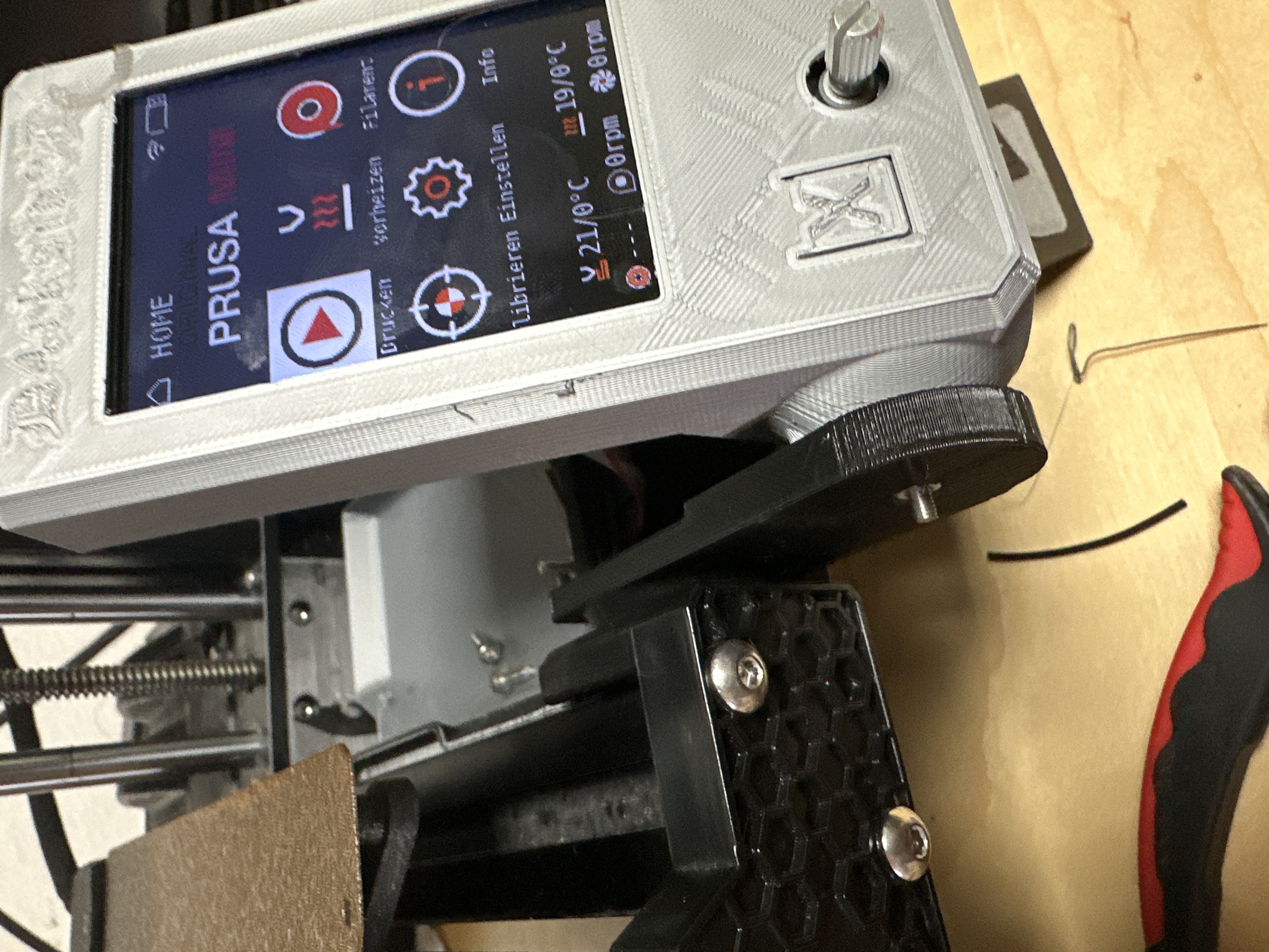 Display Mount For Prusa Mini
