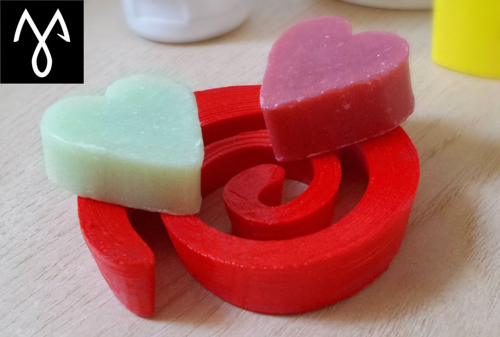 Cartoon Style Spiral Soap Holder