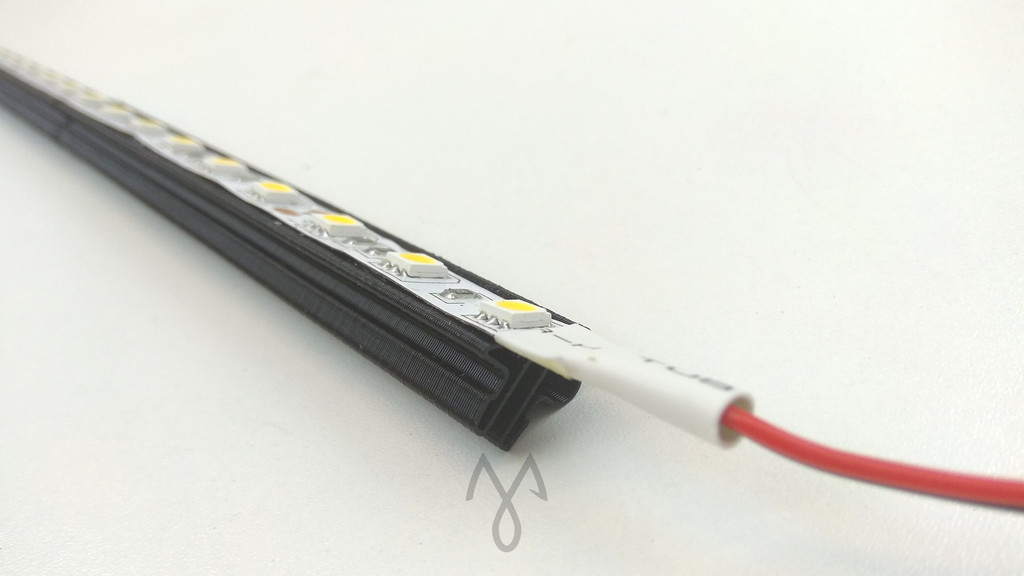 10mn Led Strip Rail for 2020 profile