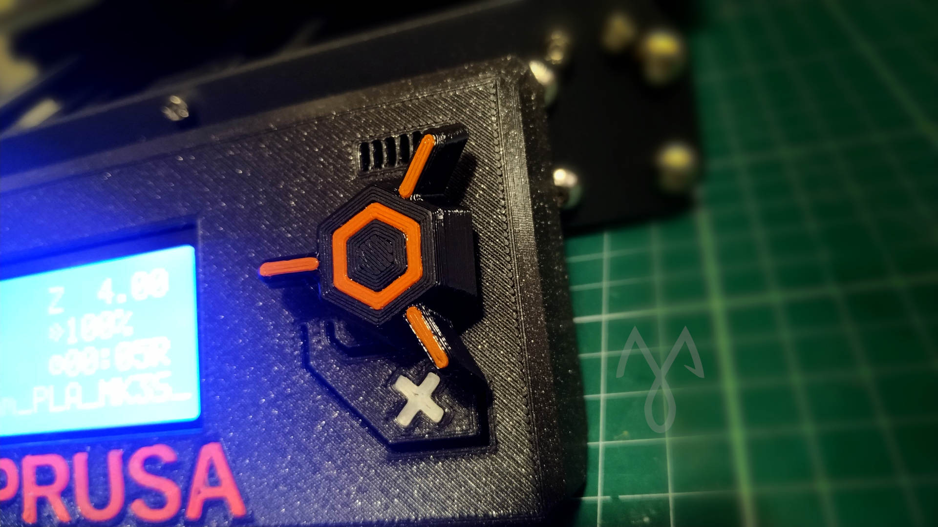 LCD Hex Knob Prusa Style Mini, MK4, MK3, MK2, MK1