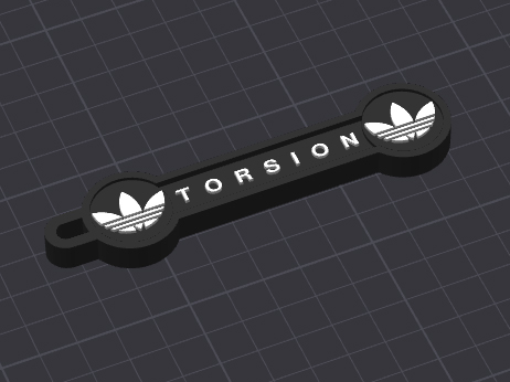 Adidas ZX Torsion Bar Keychain
