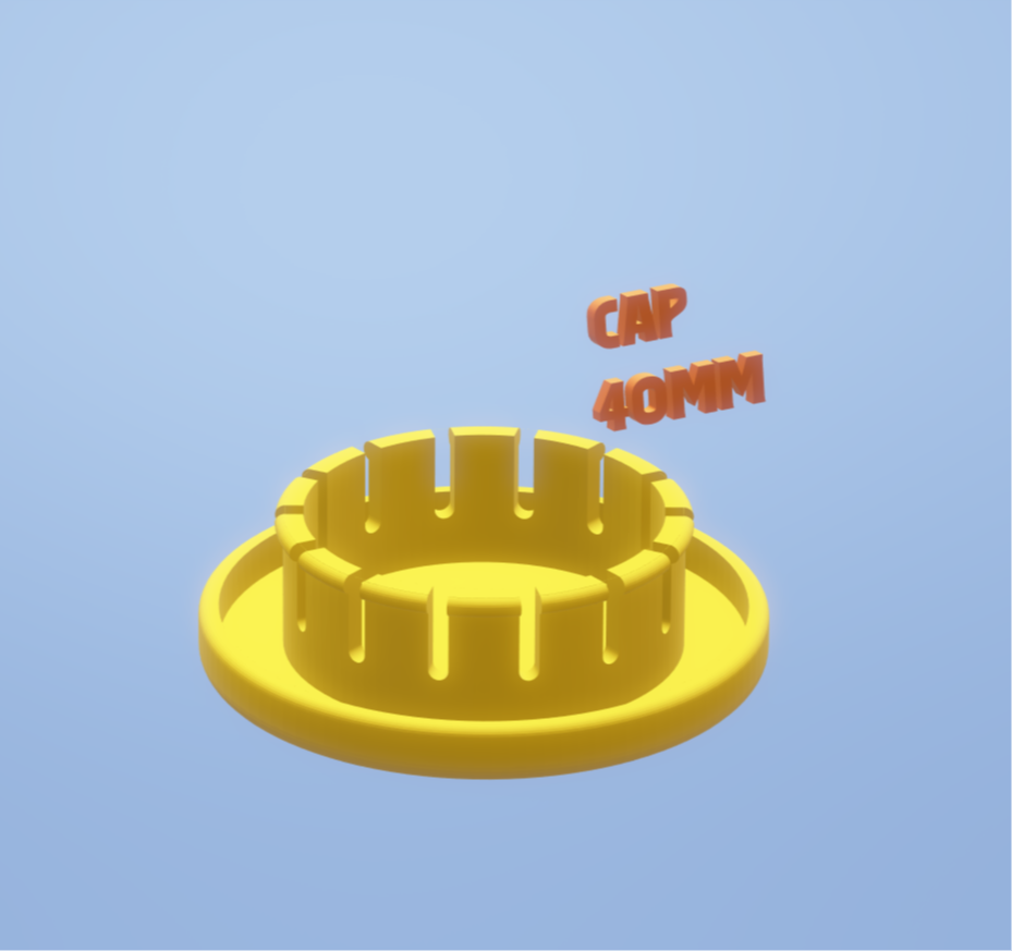 Cap - 40mm Tubes