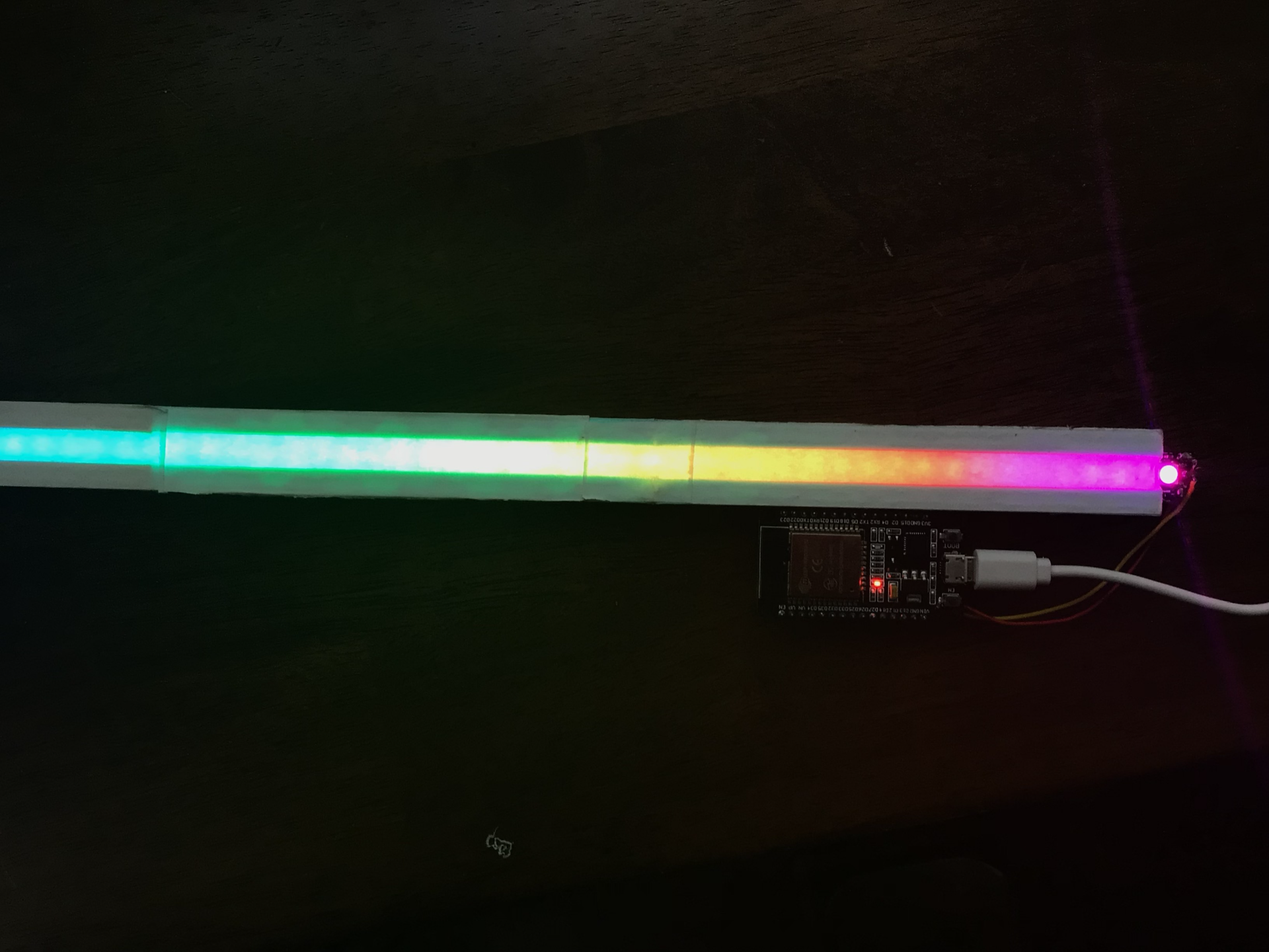 LED strip holder/diffuser