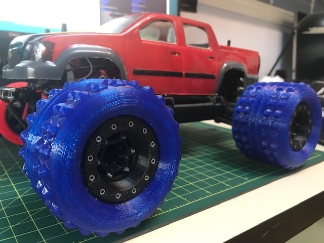 Wheel and Tyre combo for 1/16 traxxas