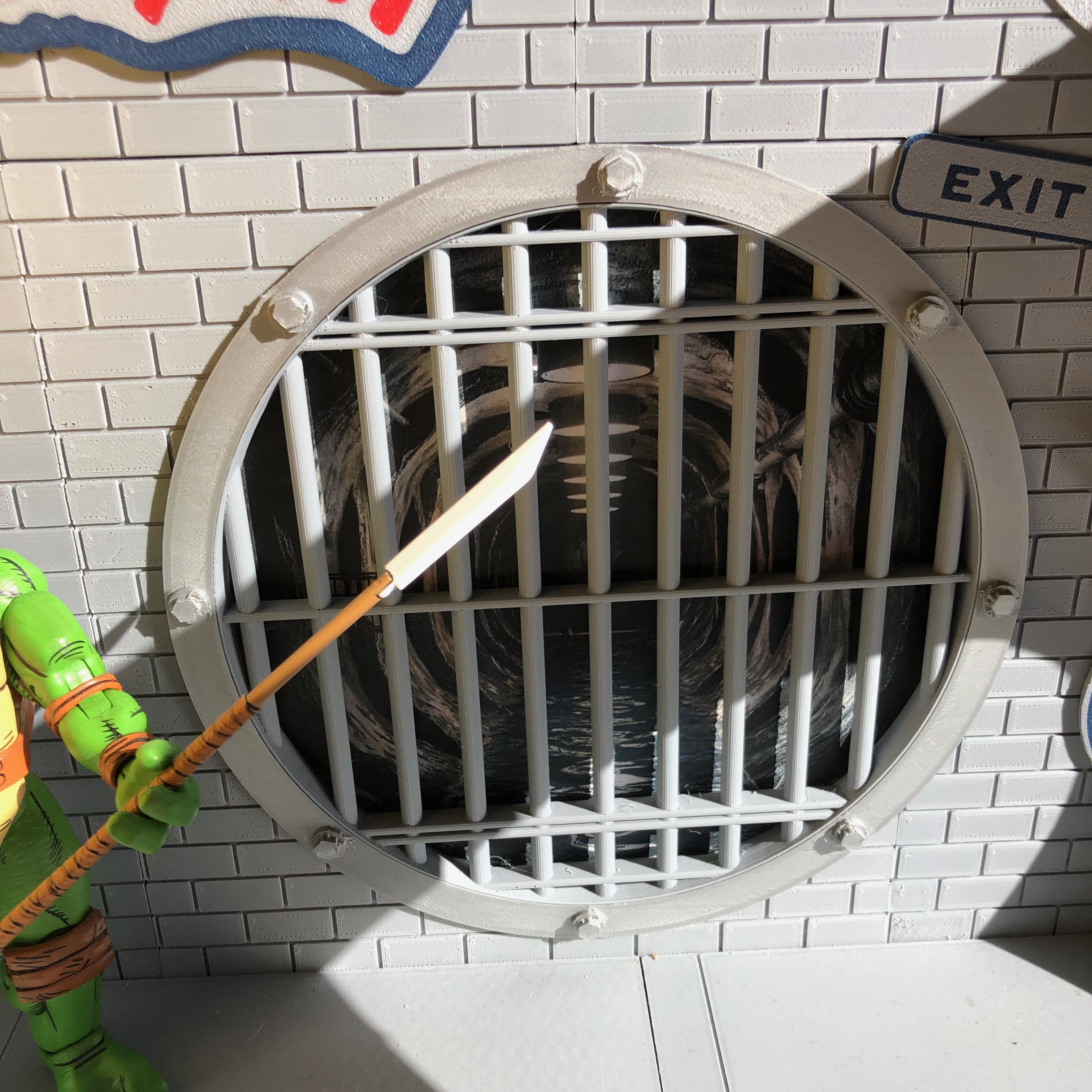 TMNT Sewer Diorama / Playset Accessories Set 1