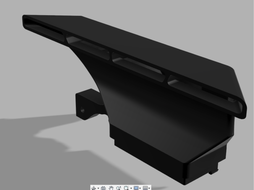 Creality K1 side fan improved Flow duct