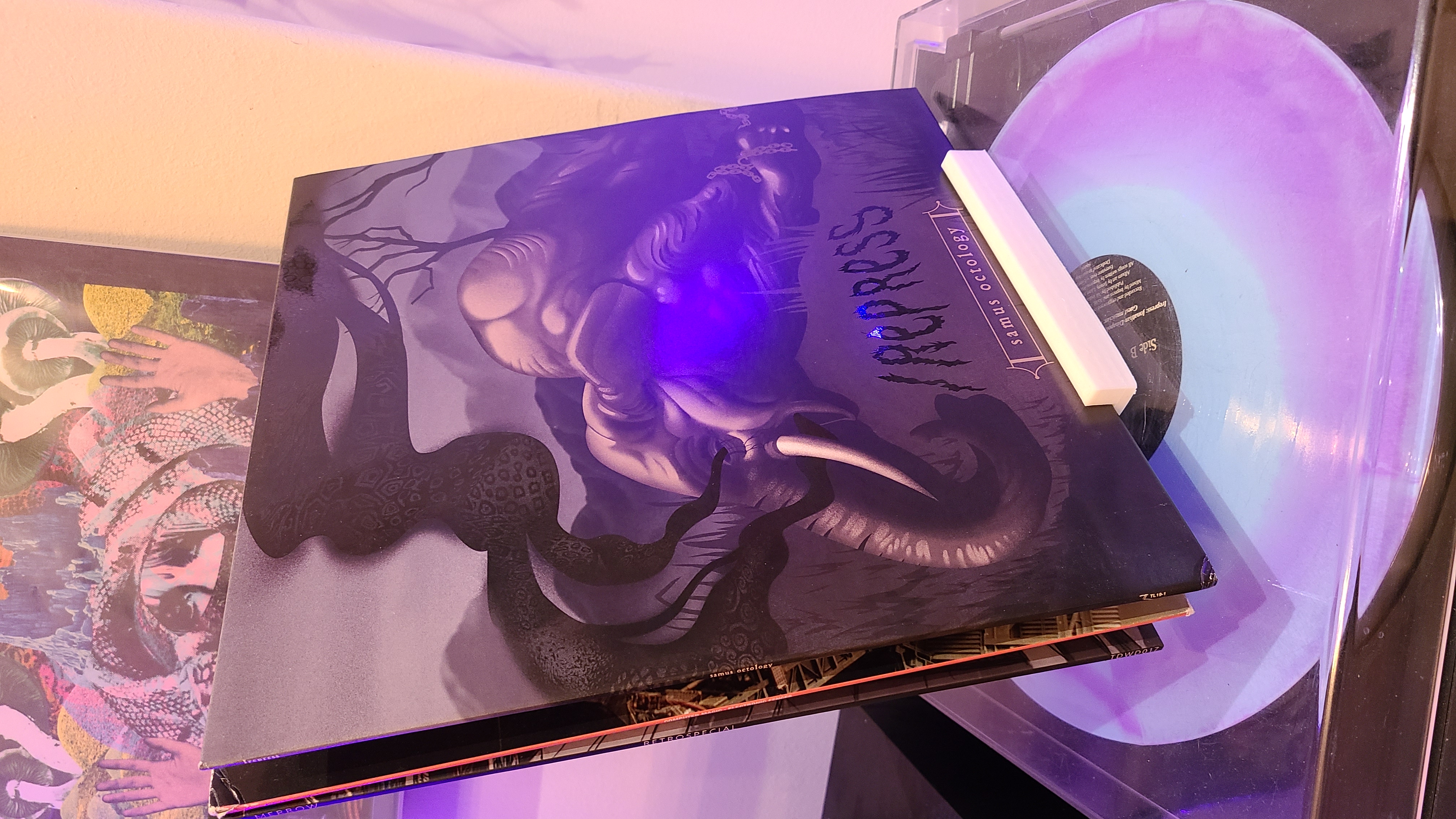 Vinyl Record 3 Slot Display