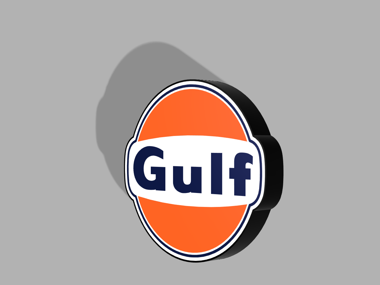 Gulf Oil LED Lightbox
