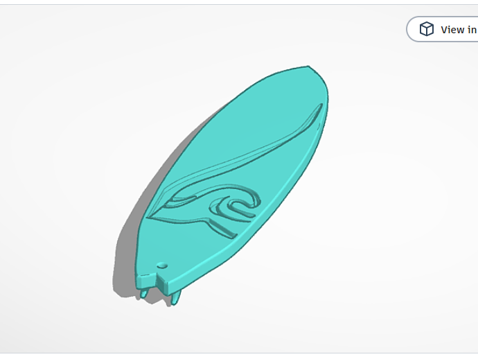 Finger Surfboard For Water Or Air
