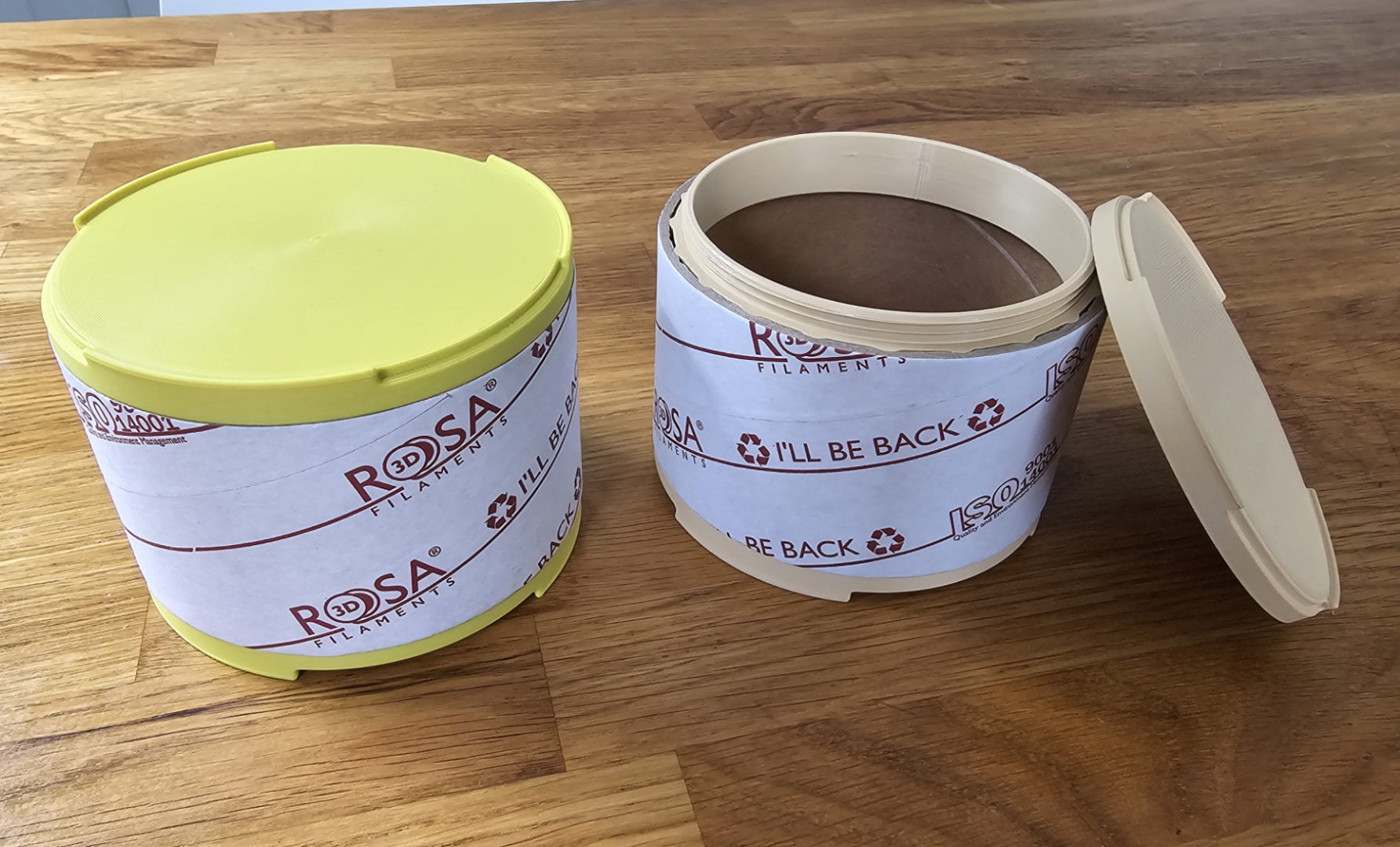 Stackable containers parts for ROSA3D refill core