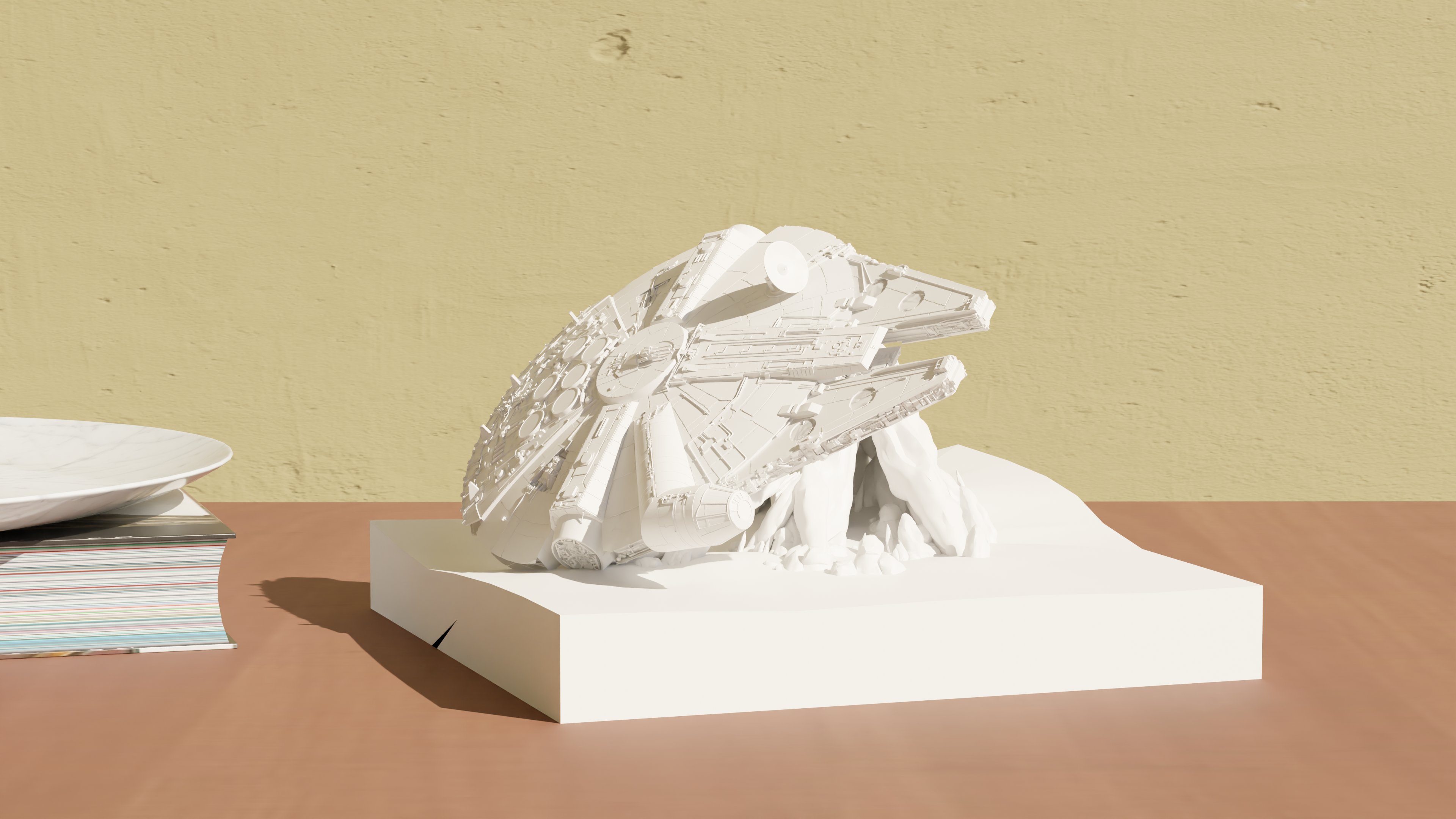 Millennium Falcon Flying Star Wars Home Decoration