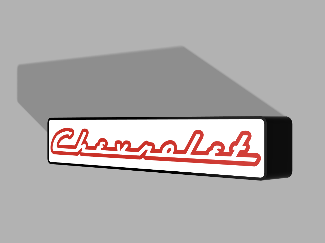 Chevrolet Script LED Lightbox