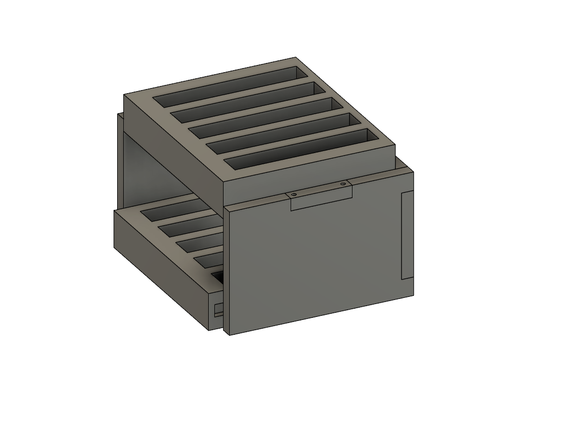 n64 cartridge holder desktop shelf