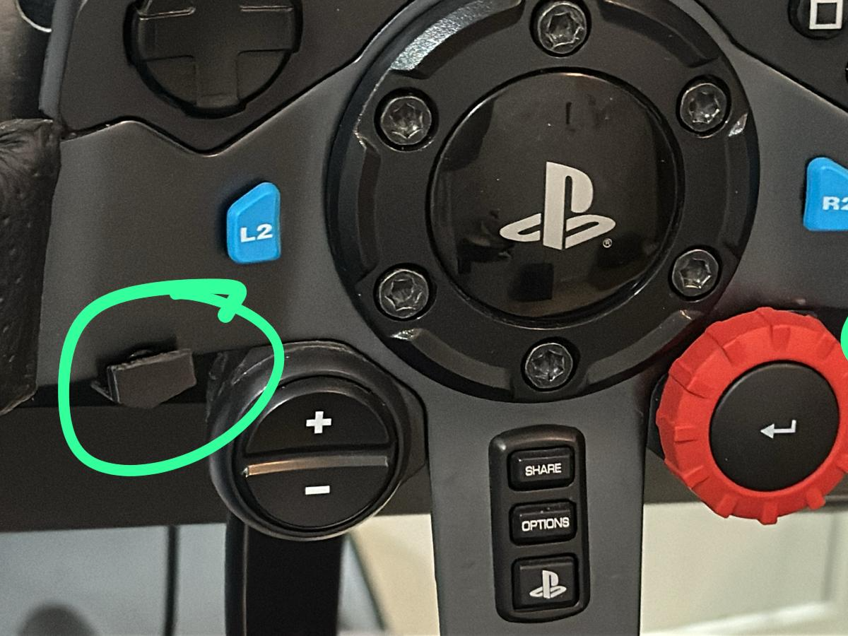Logitech G29 L3/R3 / G920 LSB/RSB button