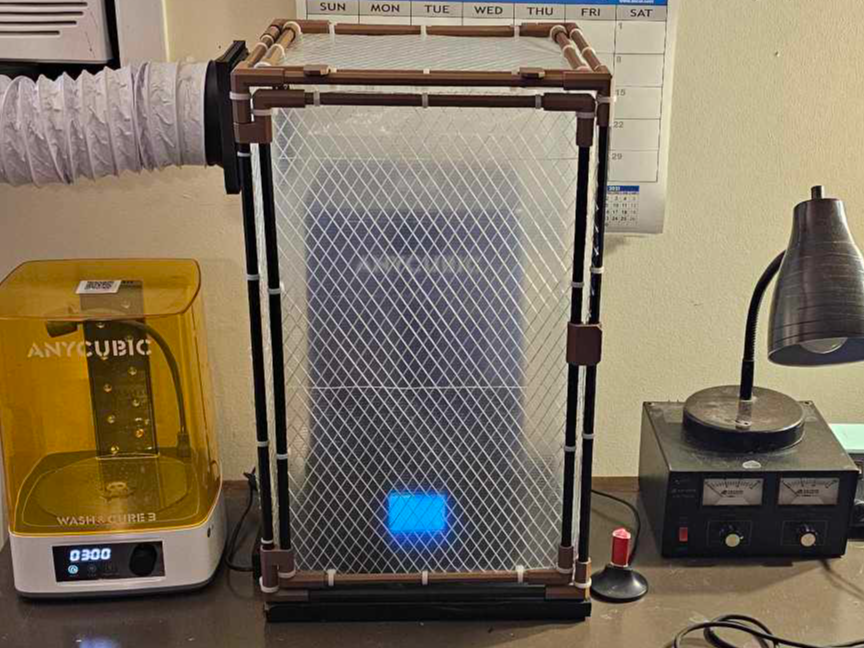 Ventilated Enclosure for Resin Printers