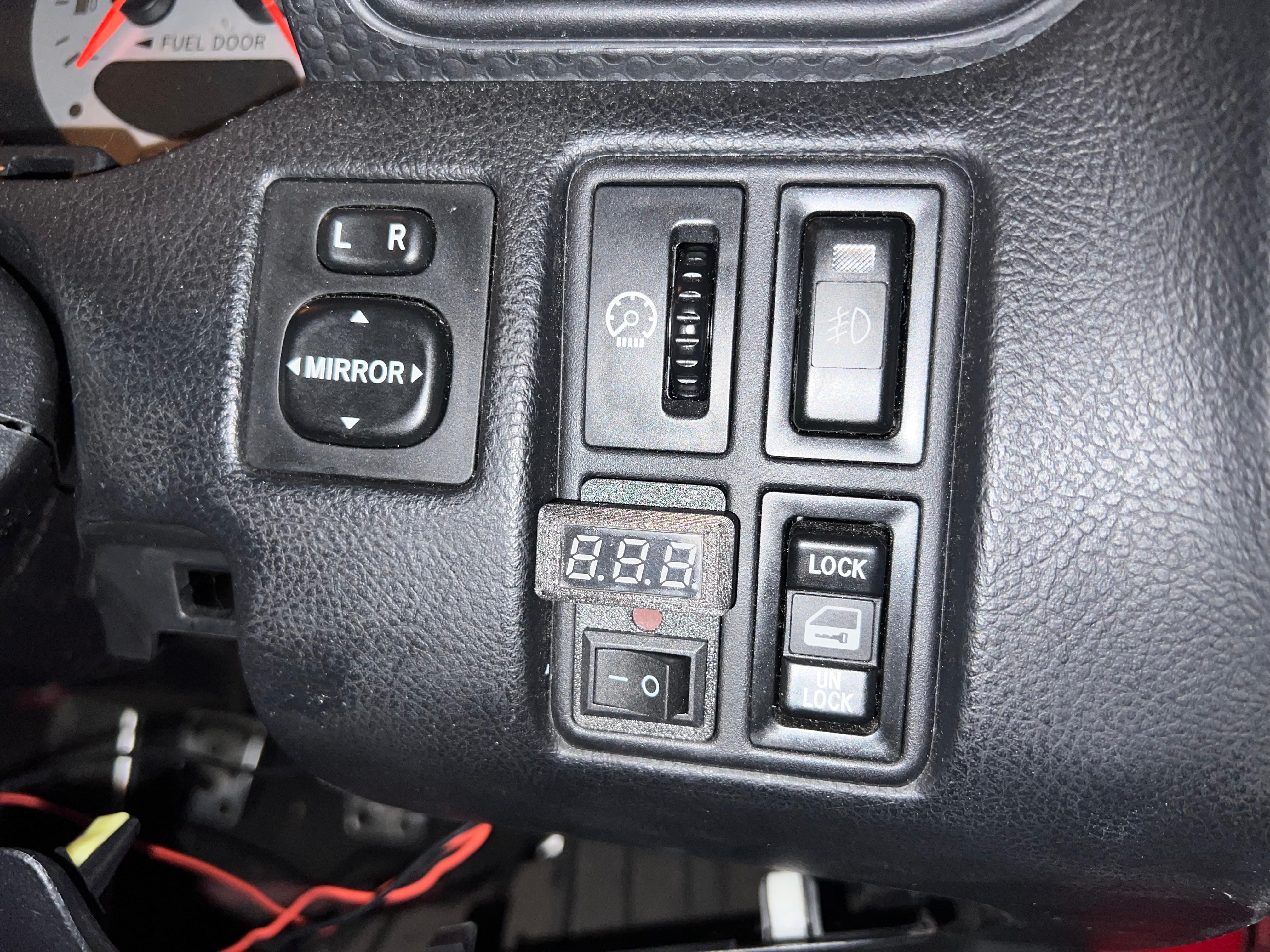 Toyota MR2 MRS spyder ZZW30 dash inserts various