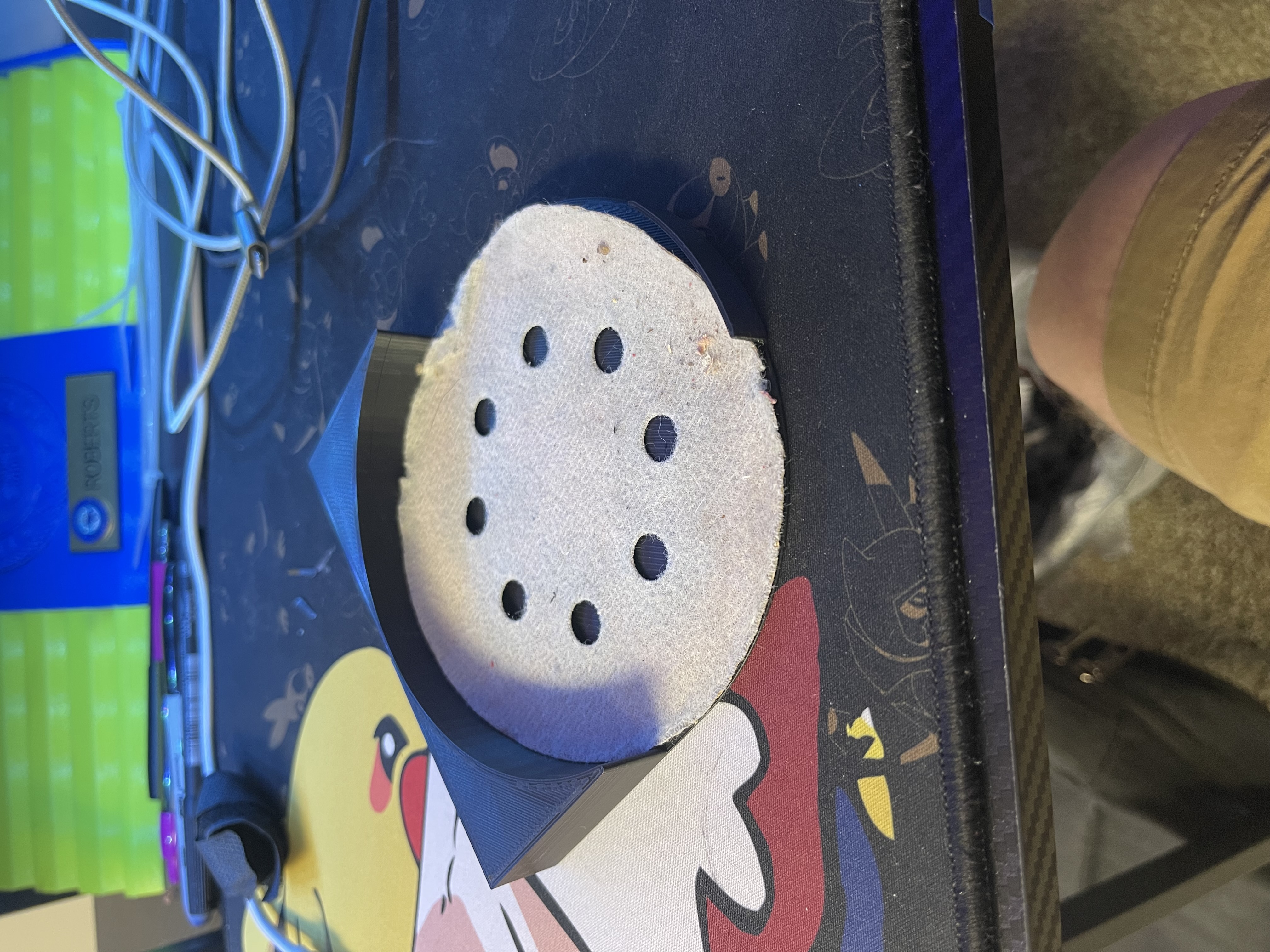 Sandpaper Disc Holder (5 inch)Honeycomb Storage
