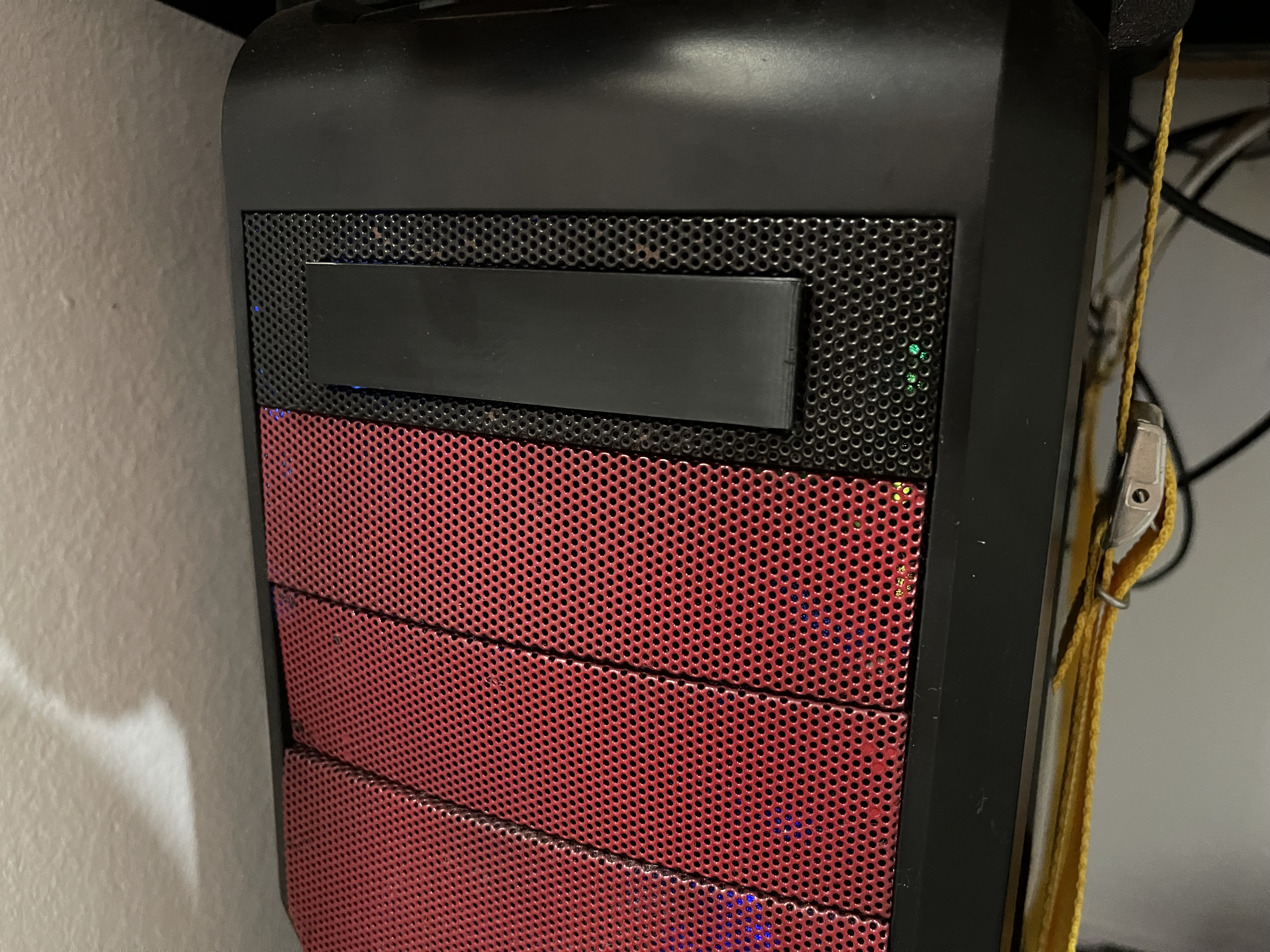3/4 floppy drive cover for old pc case