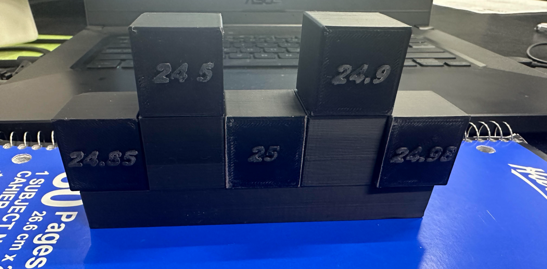 Tolerance Test Cubes