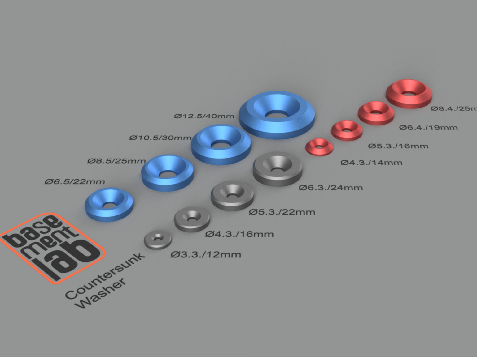 Countersunk Washer - Metric - Rondella Conica