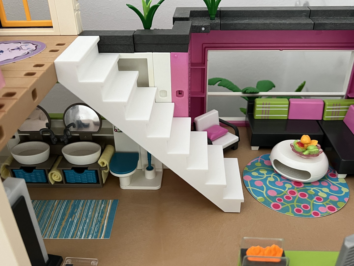 Playmobil Luxusvilla einfache Treppe