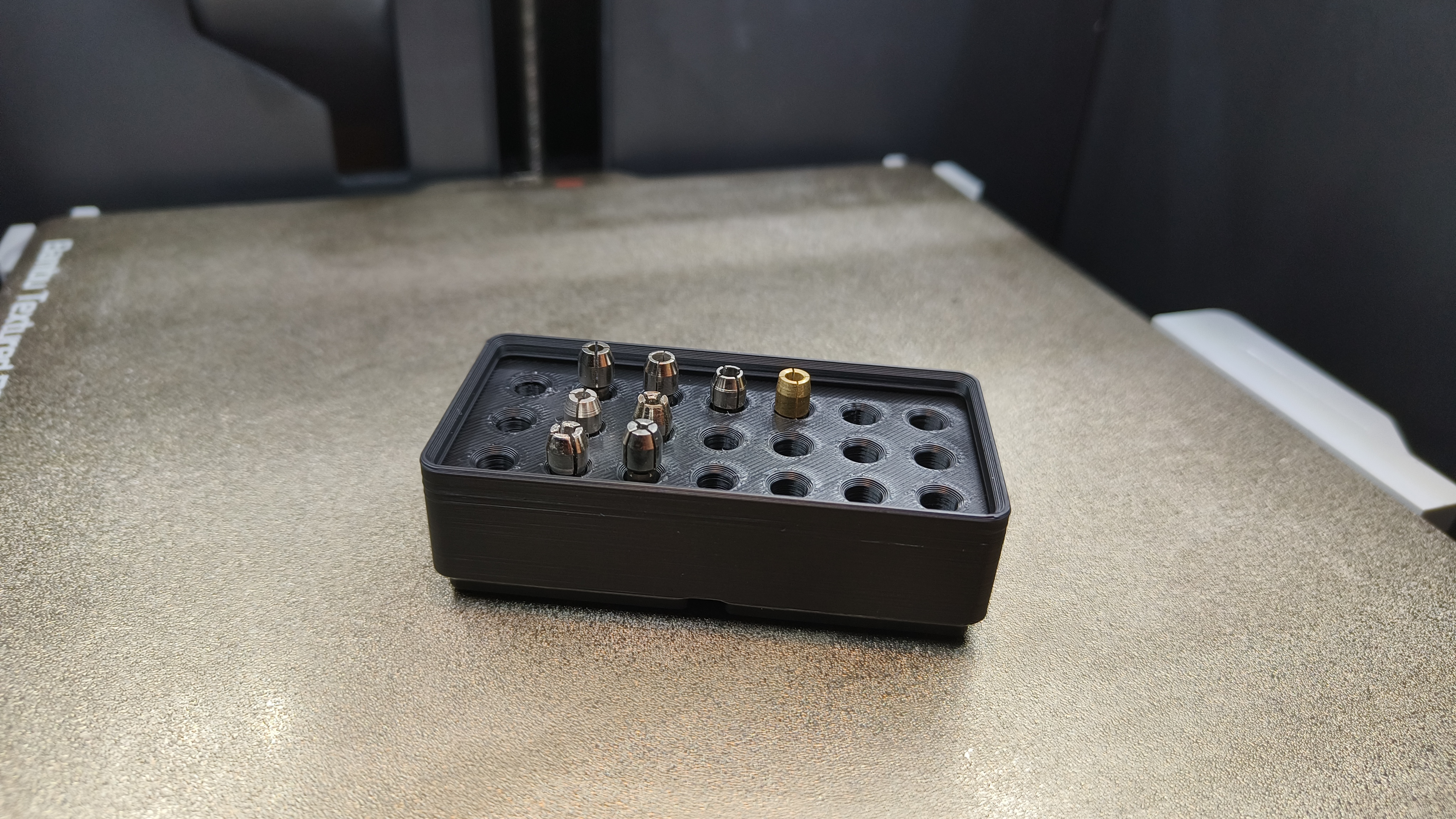 Gridfinity Dremel drill chuck holder