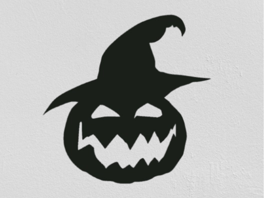 Halloween pumpkin Walldecoration