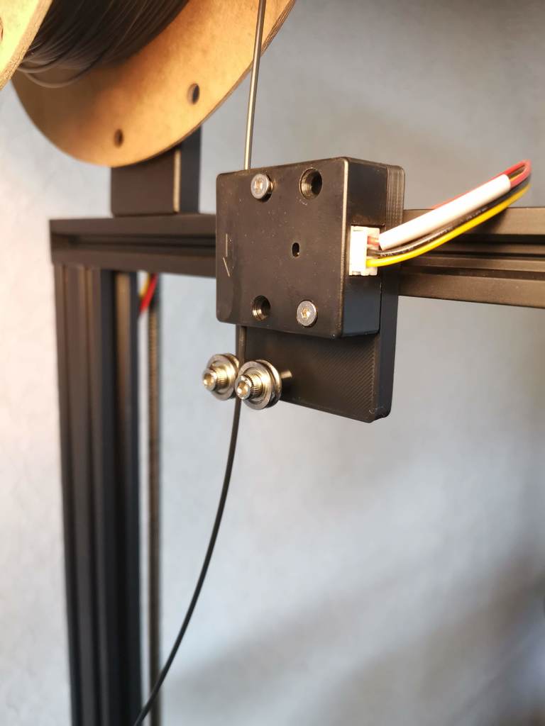 Filament sensor mount for Sovol SV04 No needed HW