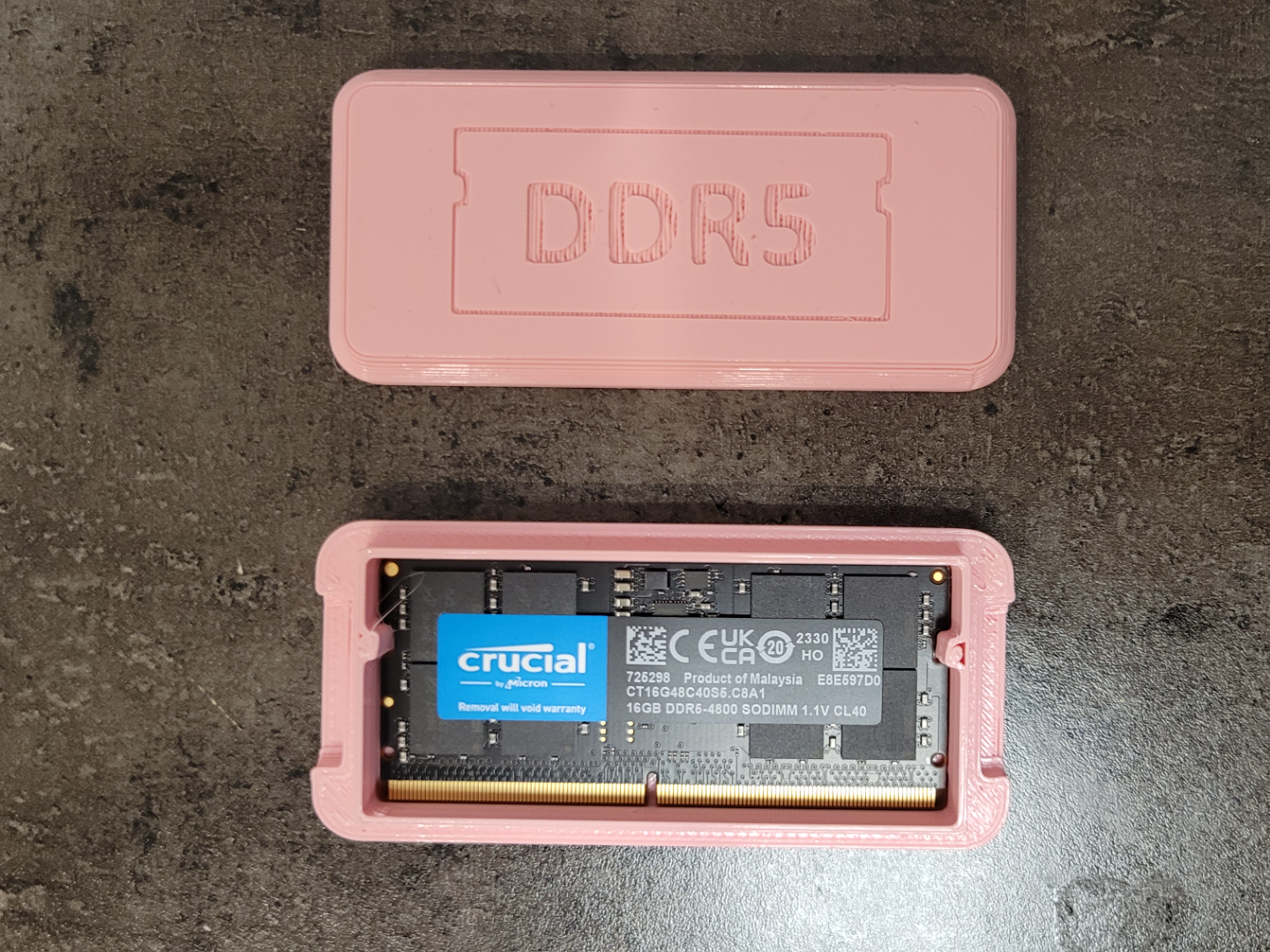 Small SODIMM RAM stick case