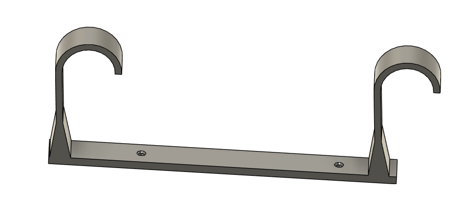 Fishnig rod wall holder