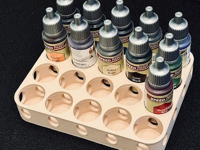 Bottle rack for Speedpaint 2.0