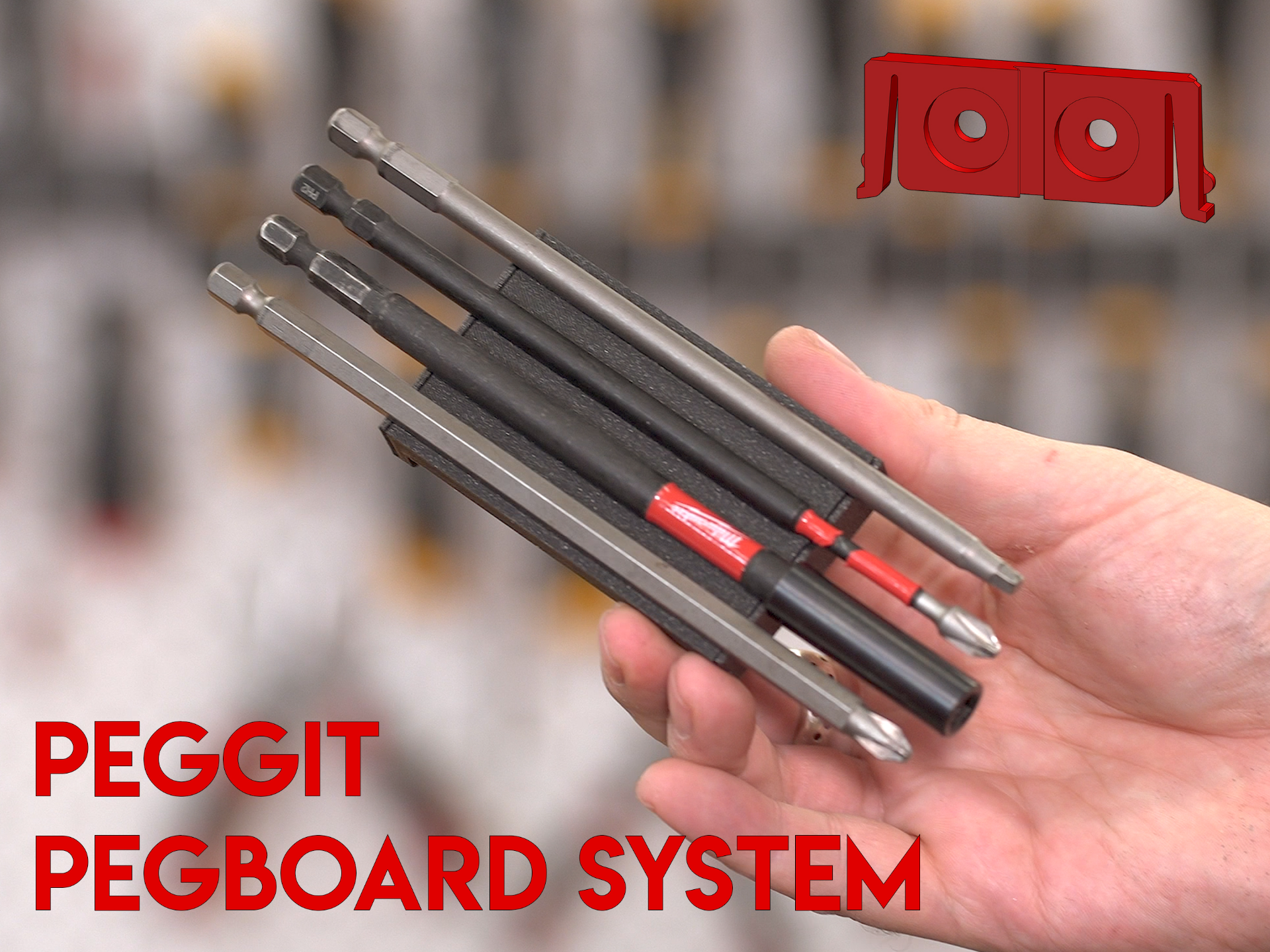 Peggit - Magnetic Extension Bit Holder