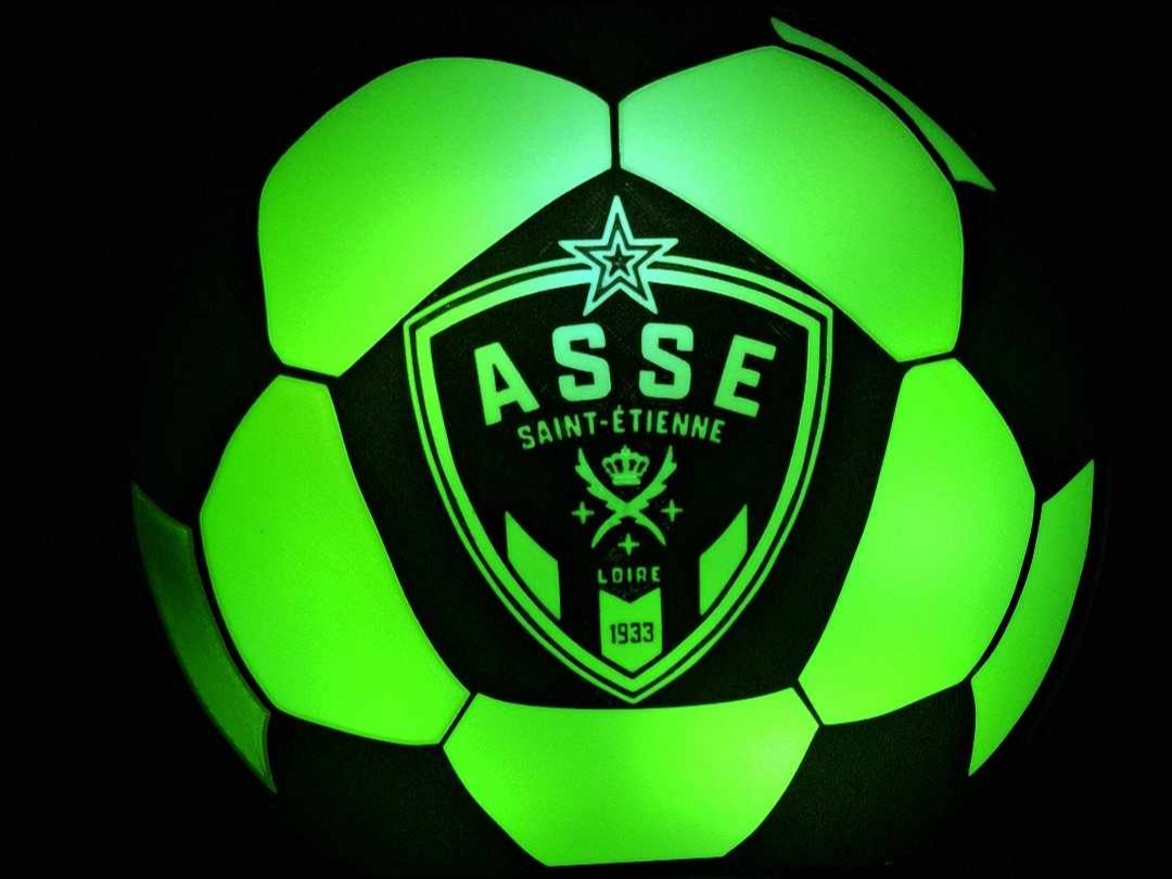 lampe 3d led foot St Etienne