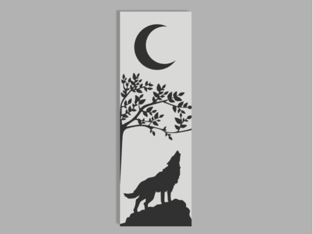 Wolf Bookmark