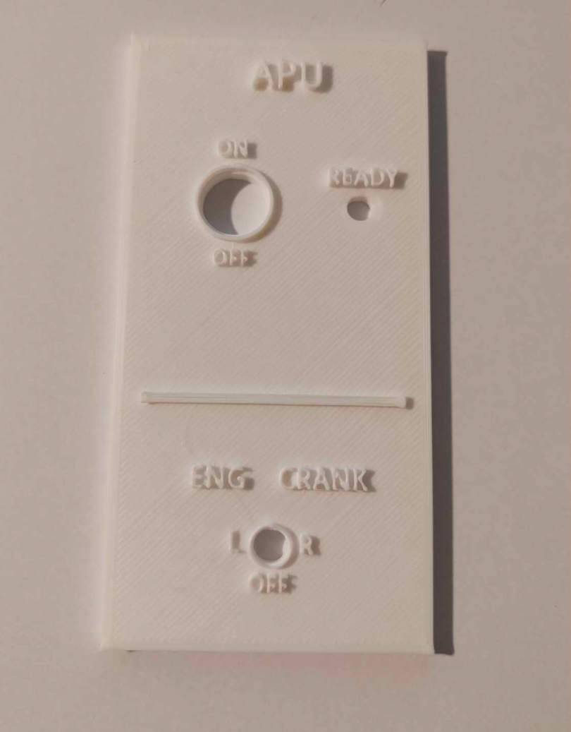 F/A-18 APU PANEL