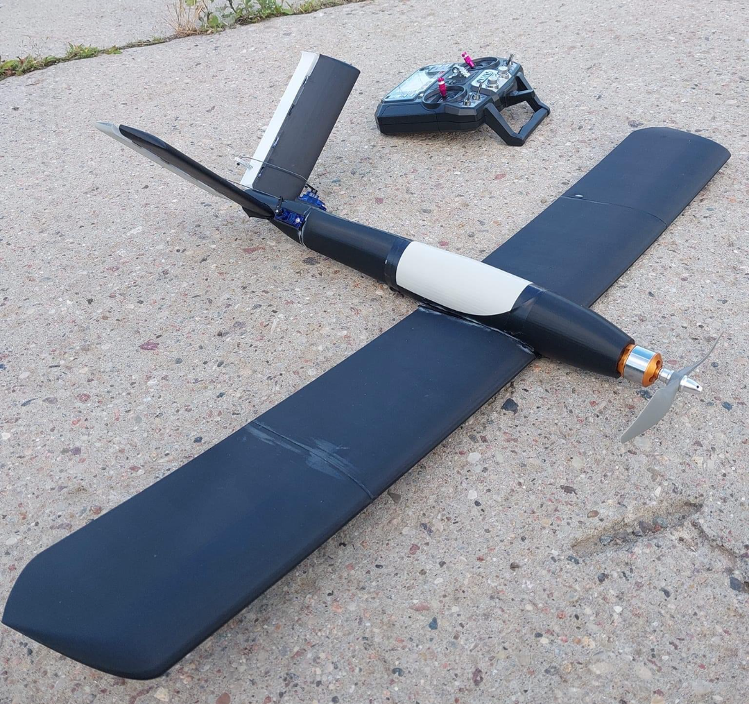 RC Airplane ( V tail  lightning)