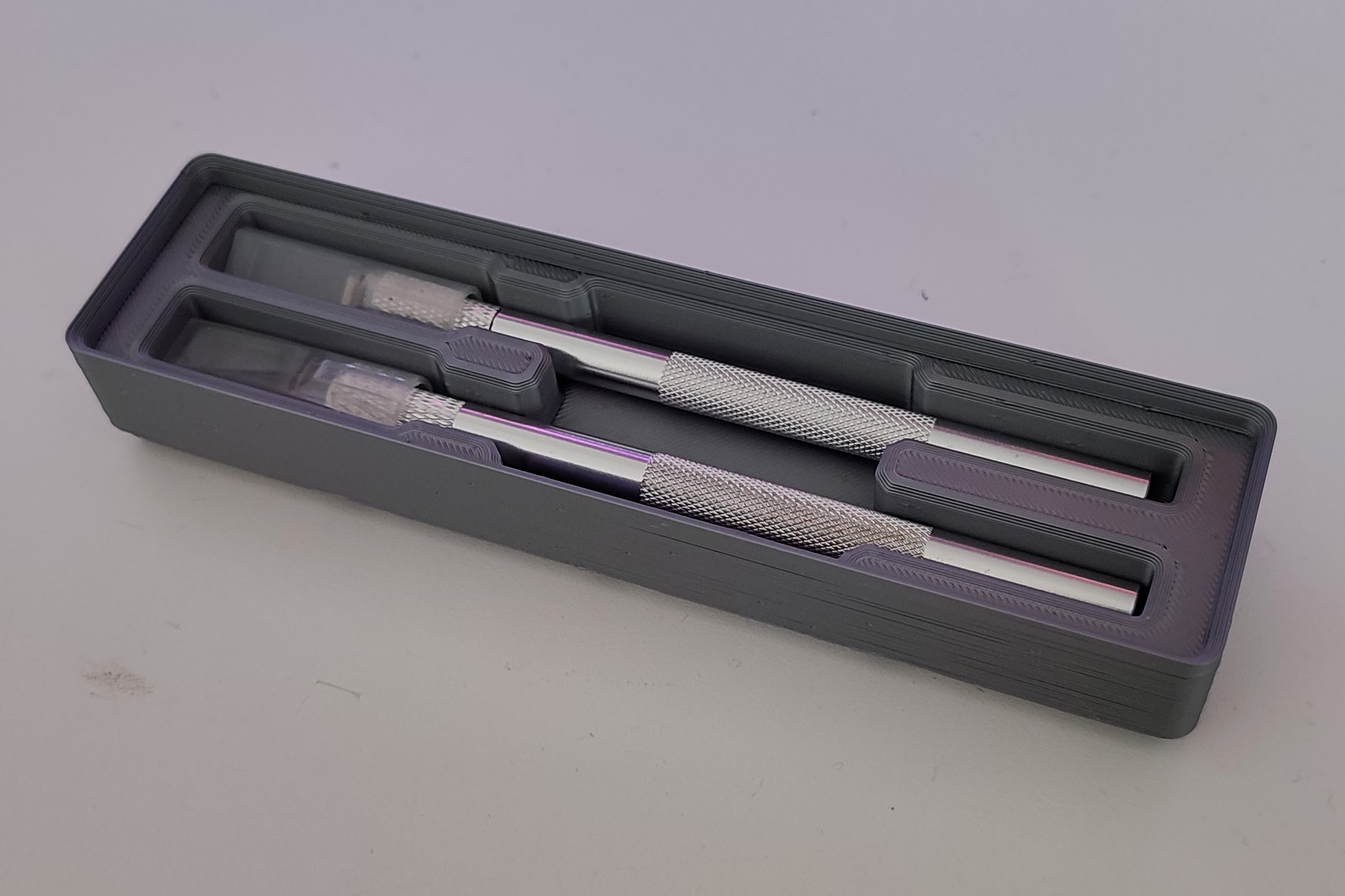 Gridfinity Exacto knife holder