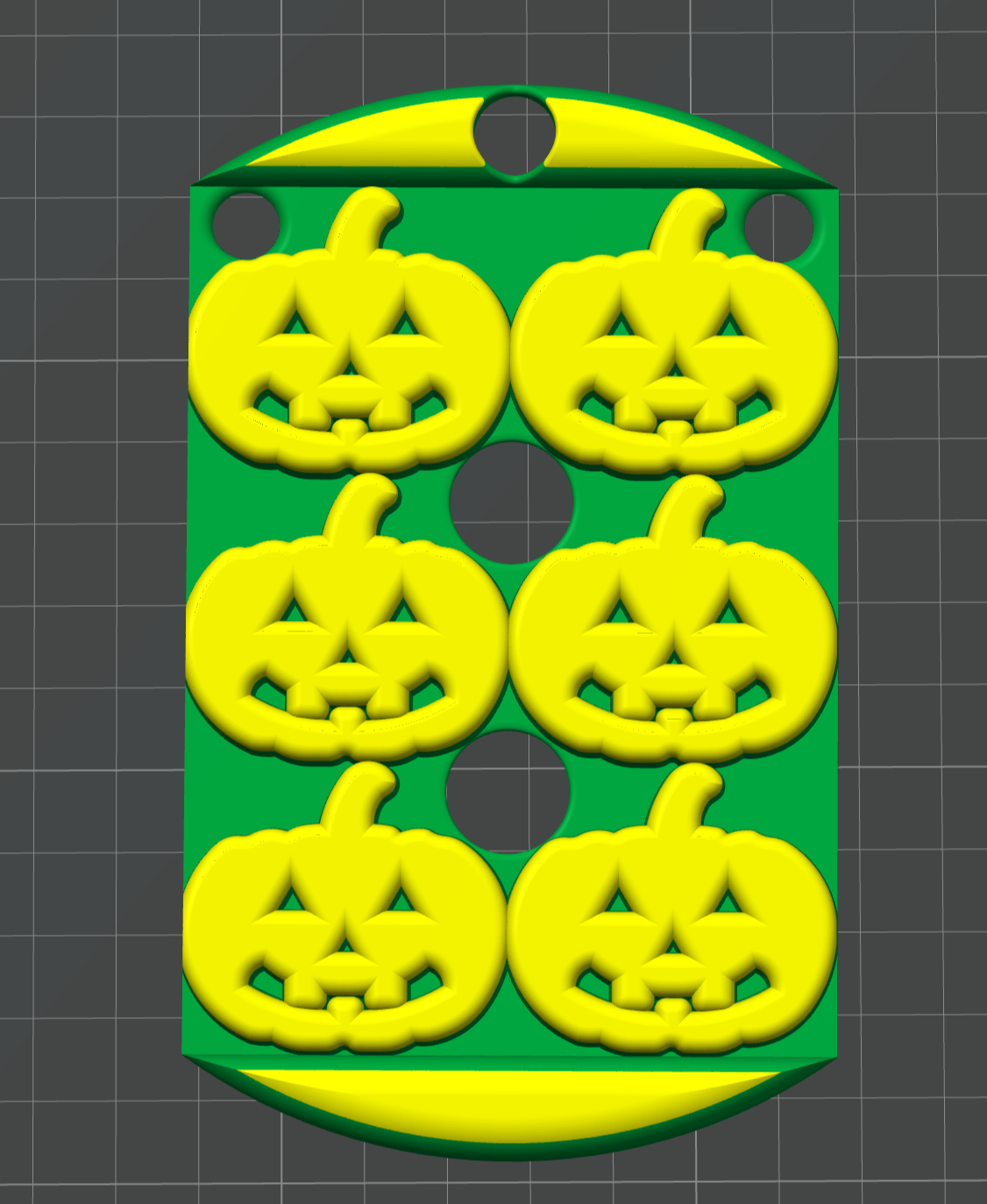 Pumpkin ice / jelly mold for Halloween