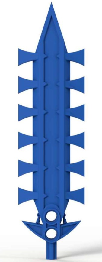 Bionicle Toa Tuyet's Barbed Broadsword