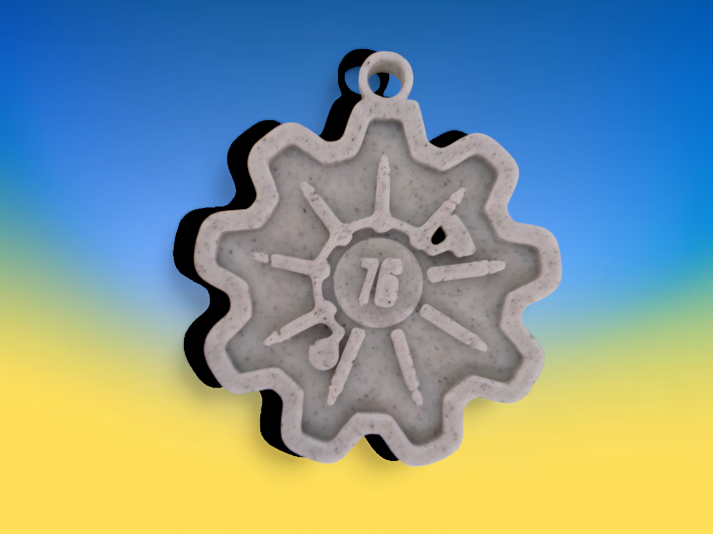 Vault 76 Door-Fallout Keychain