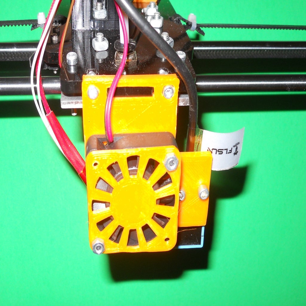 Flsun Cube Nozzle Cooling Duct