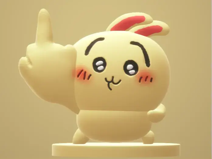 chiikawa usagi say hi
