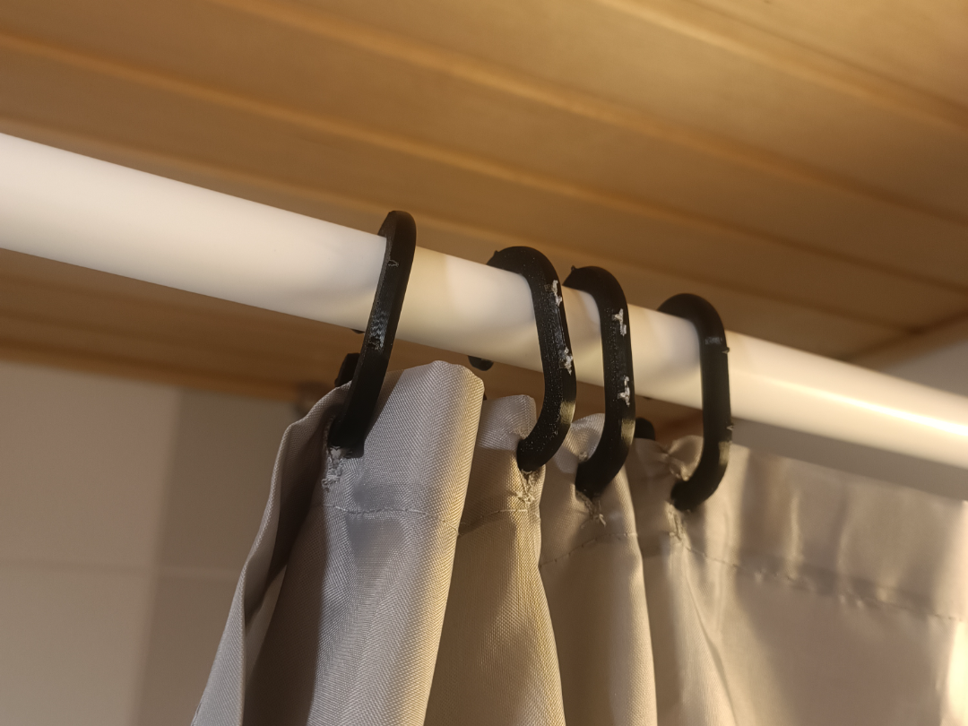 Showercurtain loops 12pcs