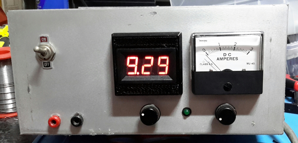 LED VOLTMETER FRAME retro look for Analogue meter