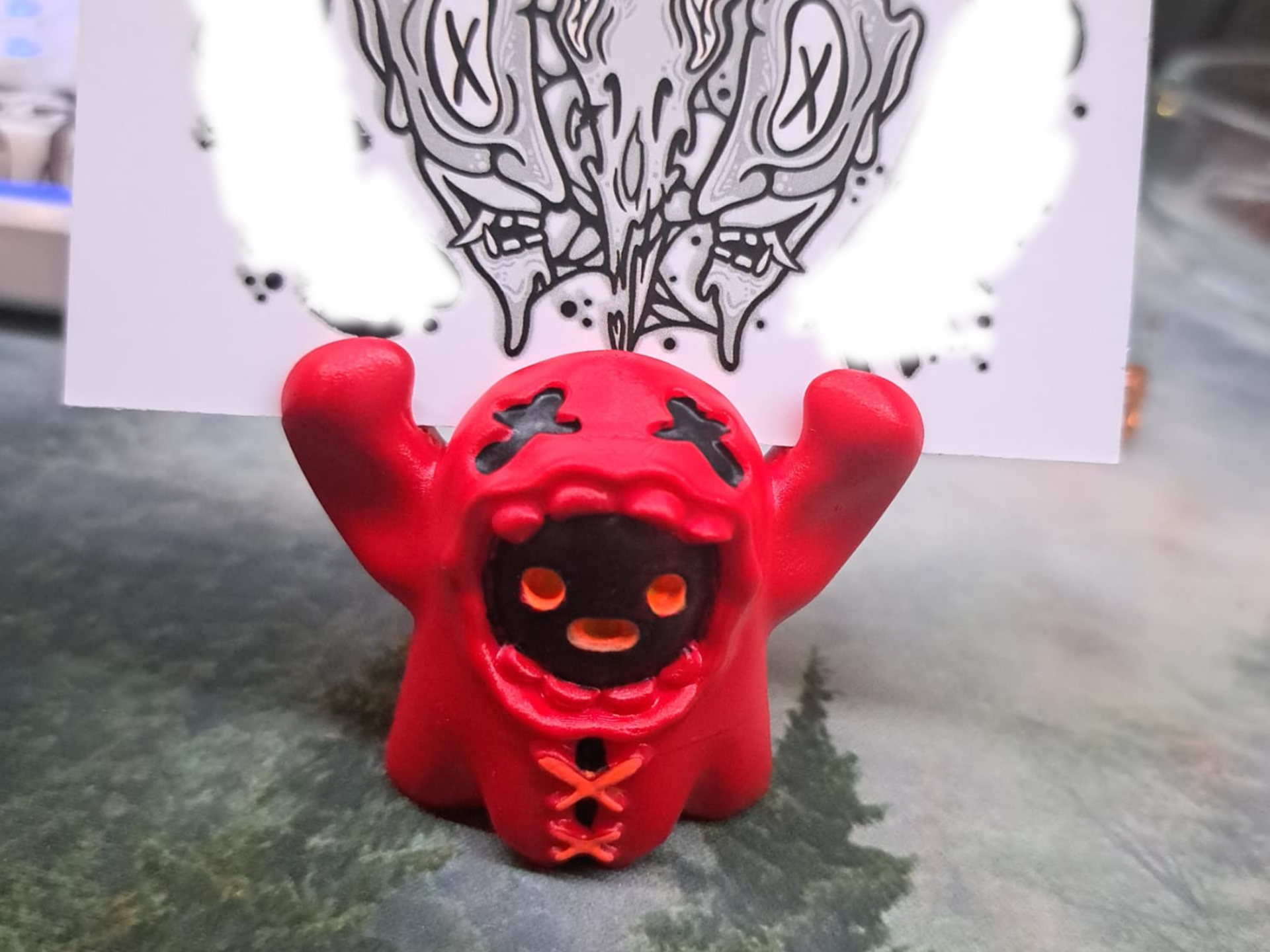 ghost business card holder