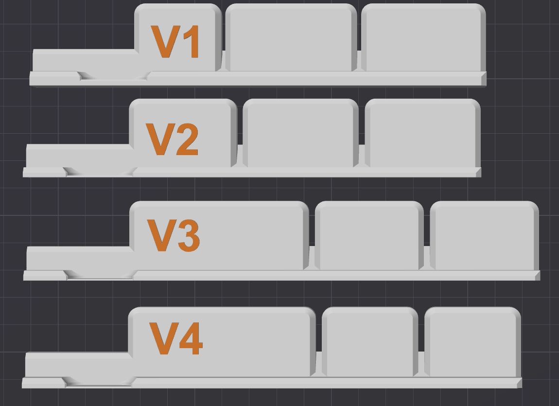 Wall mounts for Bambu AMS - newest version v4?
