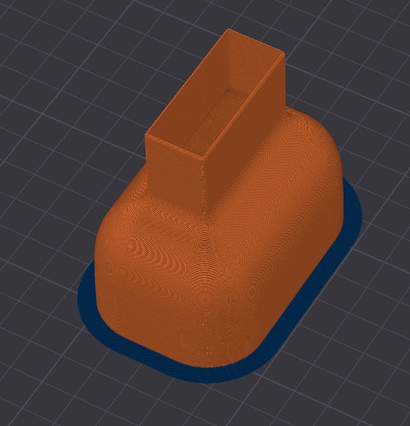 funnel for filling "AMS dry box" with silica gel