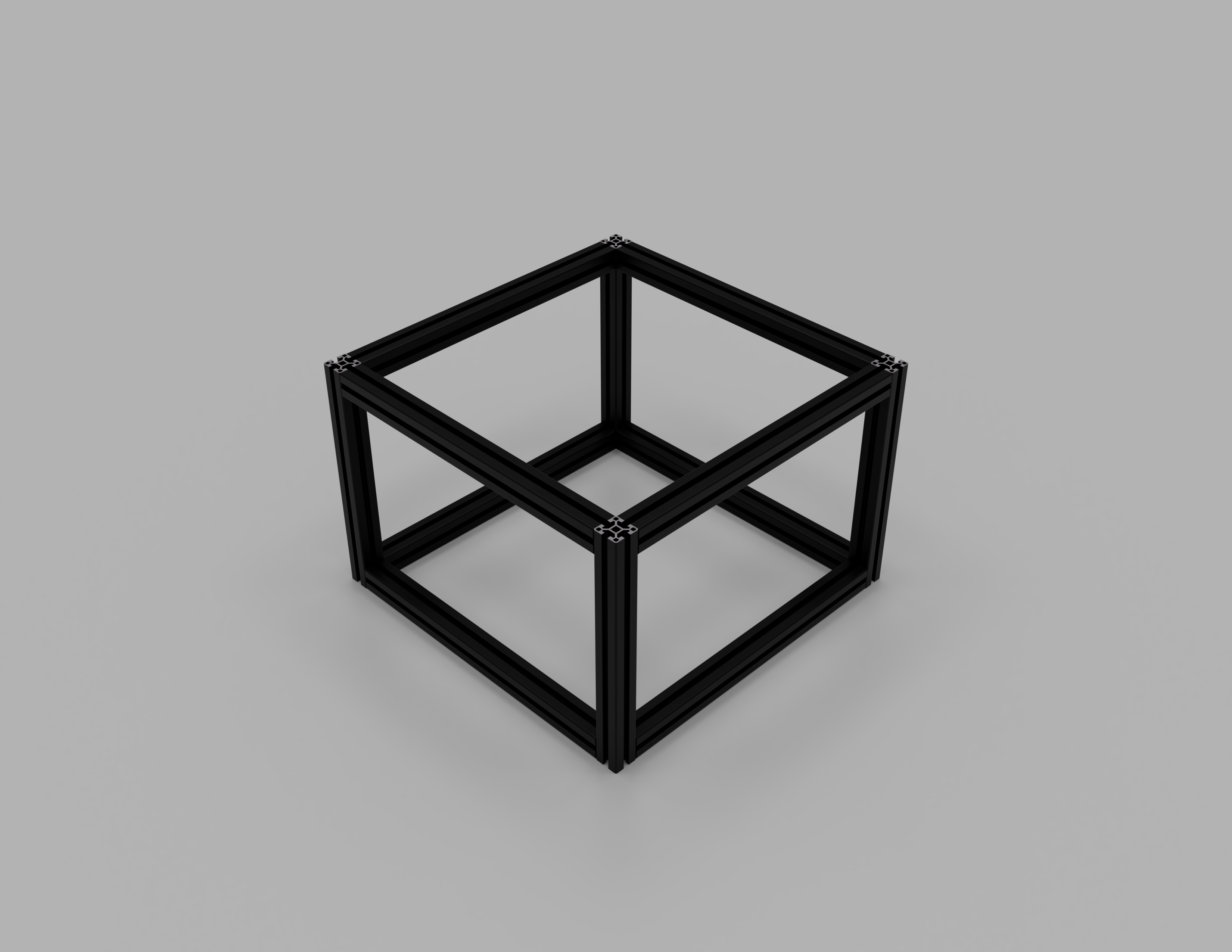 Aluminum profile simple frame parametric